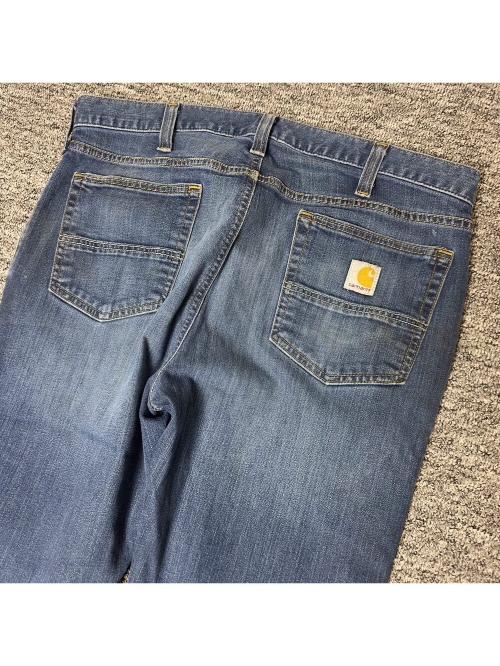Carhartt Relaxed Fit Jeans Mens 36x30 Blue Workwear